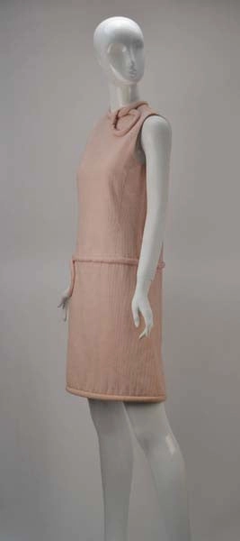 1960s Pierre Cardin Red Checkered A-line Dress