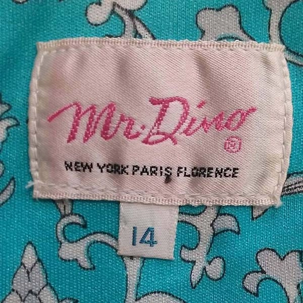 1970s Mr. Dino Blue and Purple Silk Jersey Knit Maxi Dress
