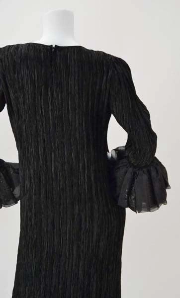 1980s Mary McFadden Couture Evening Gown