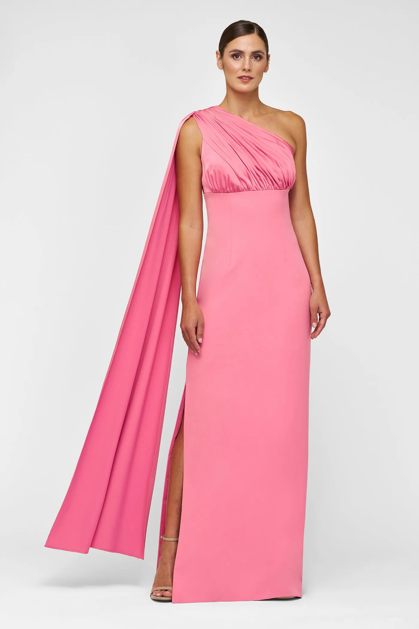 Alessandra Column Gown