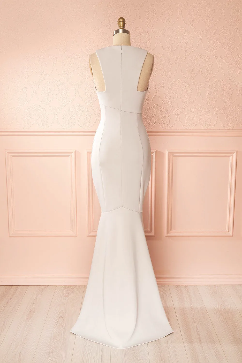 Camila Moon | Grey Mermaid Gown