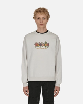 Classic Embroidered Crewneck Sweatshirt Grey