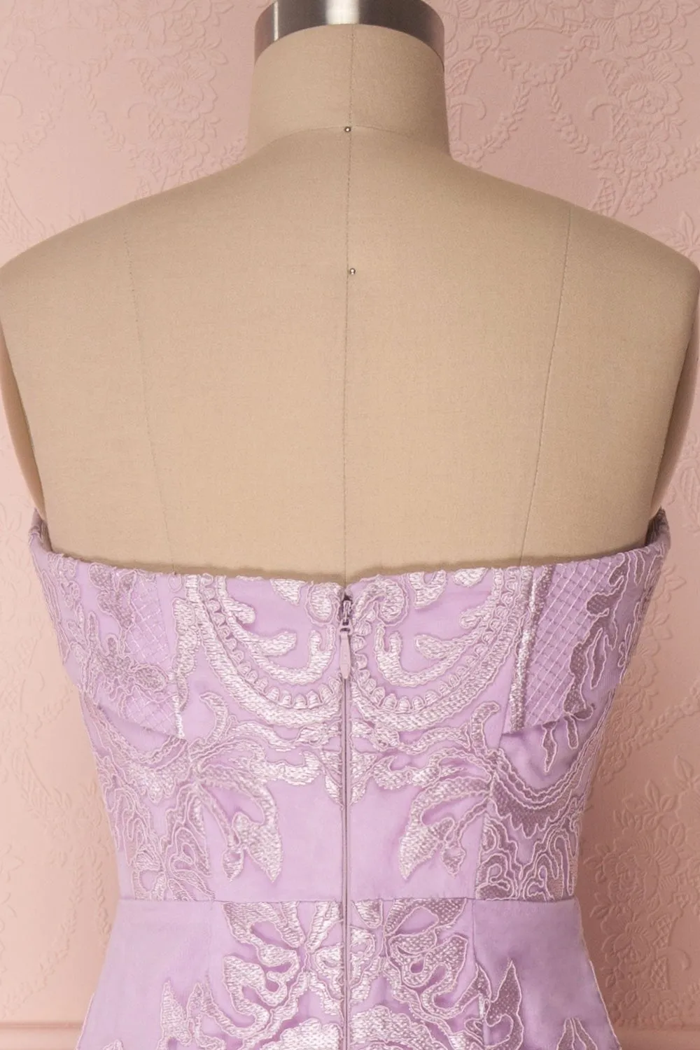 Edilma | Lilac Embroidered Gown
