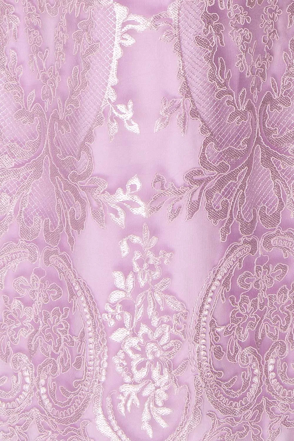 Edilma | Lilac Embroidered Gown