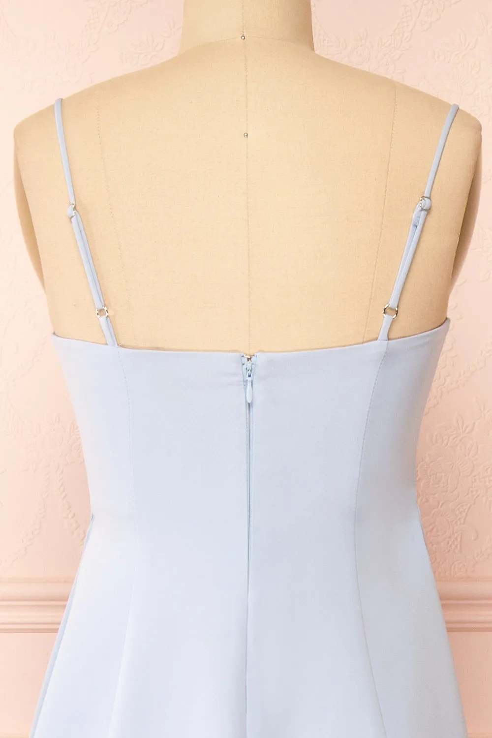 Estella Blue | Maxi A-line Dress w/ Slit