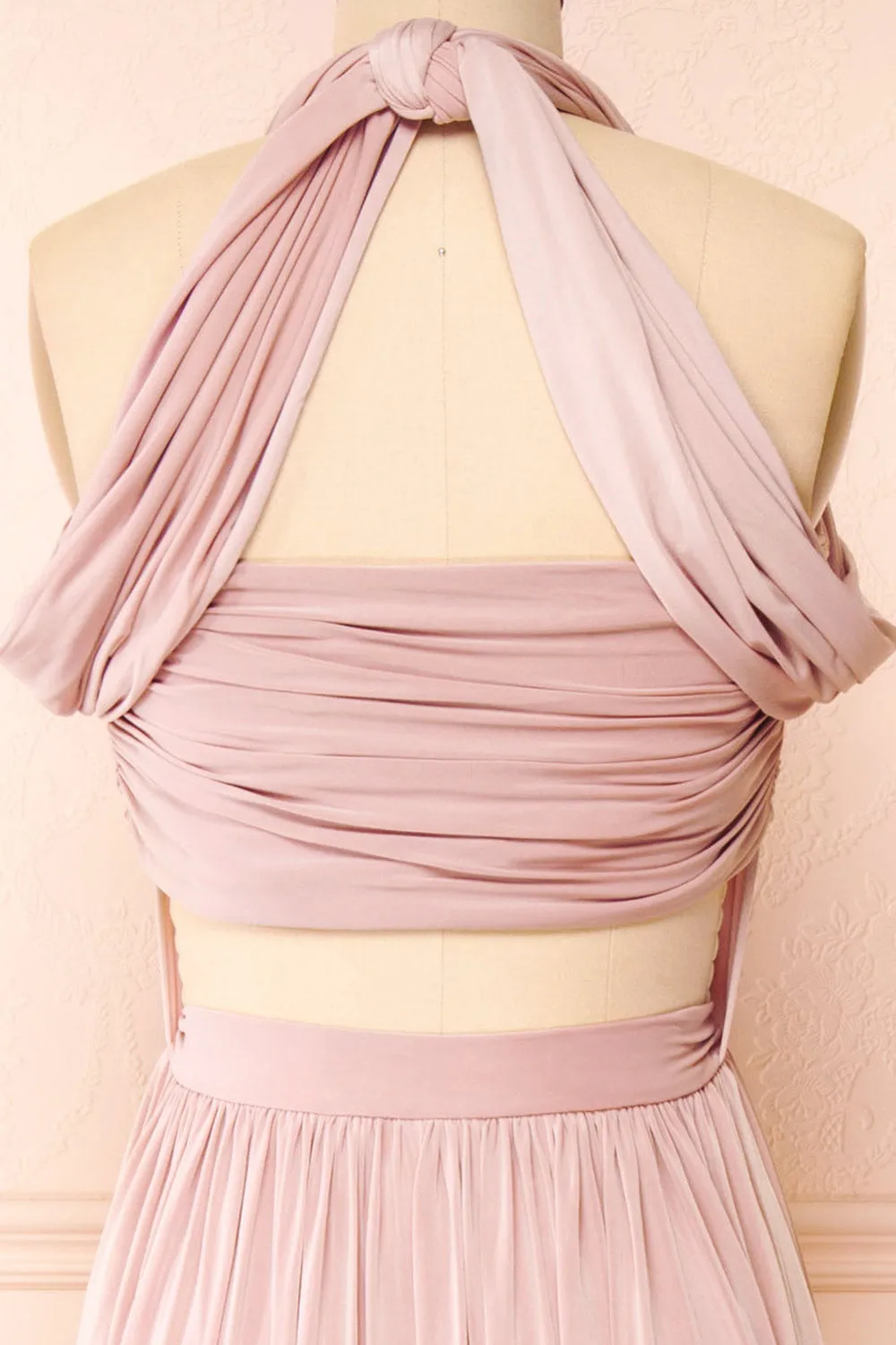 Kilda Mauve | Convertible Maxi Dress