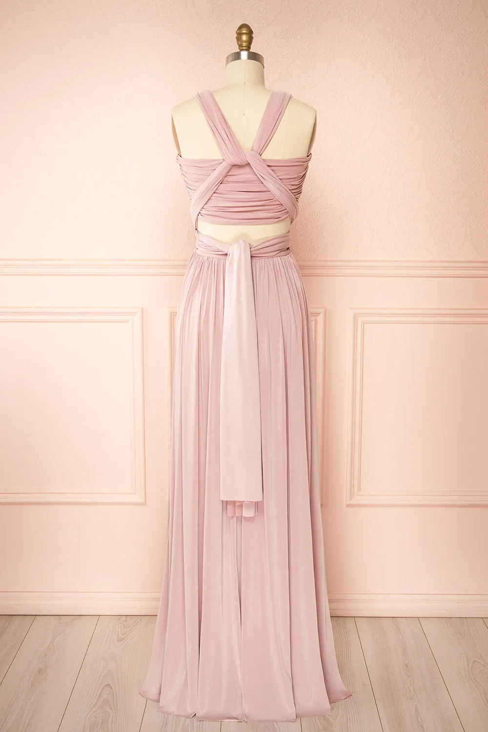 Kilda Mauve | Convertible Maxi Dress