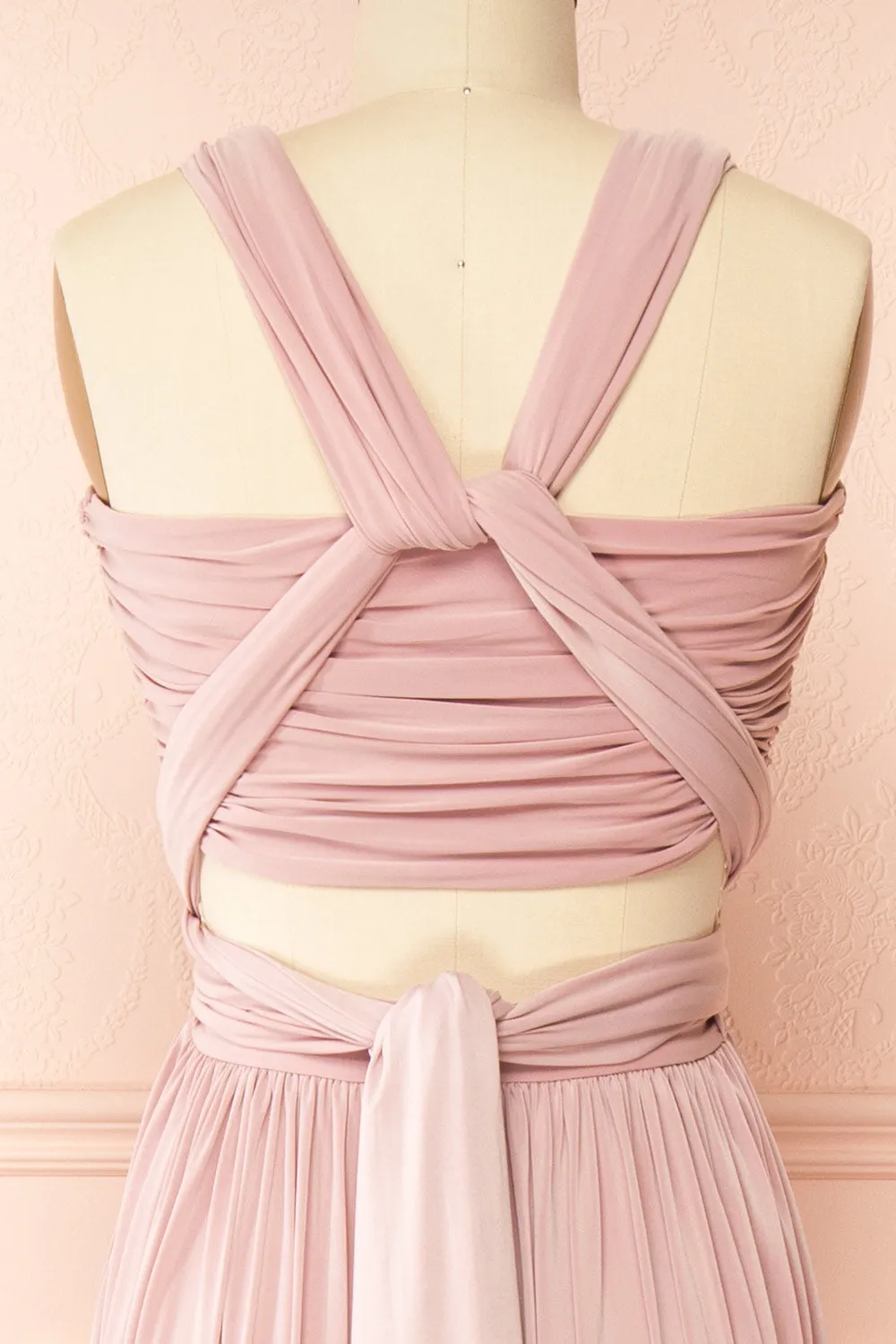 Kilda Mauve | Convertible Maxi Dress