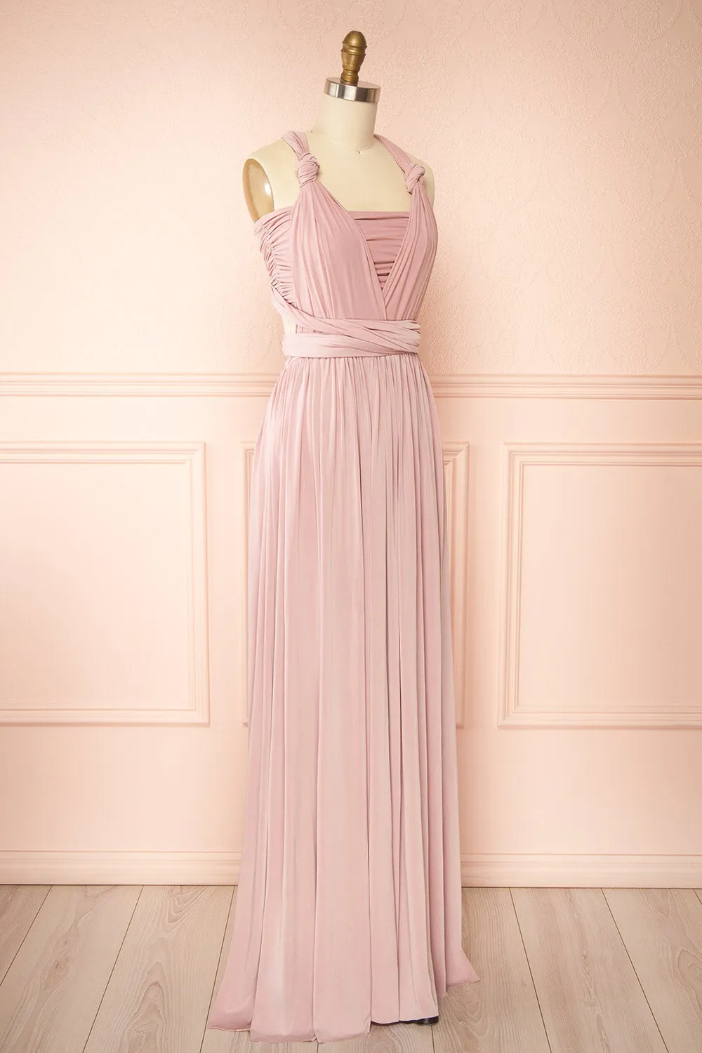 Kilda Mauve | Convertible Maxi Dress