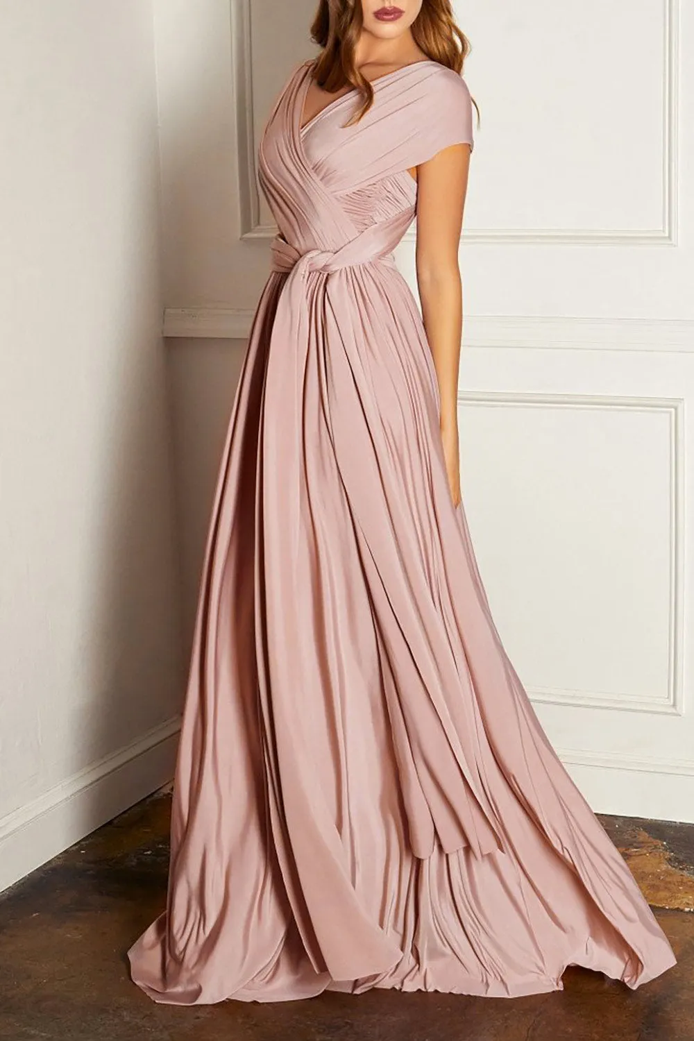 Kilda Mauve | Convertible Maxi Dress