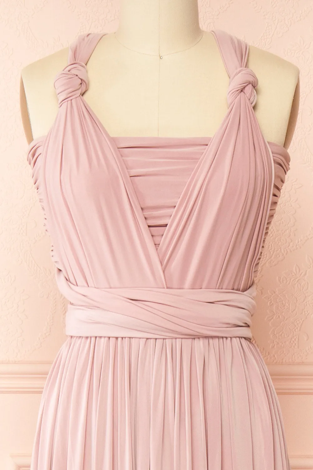 Kilda Mauve | Convertible Maxi Dress