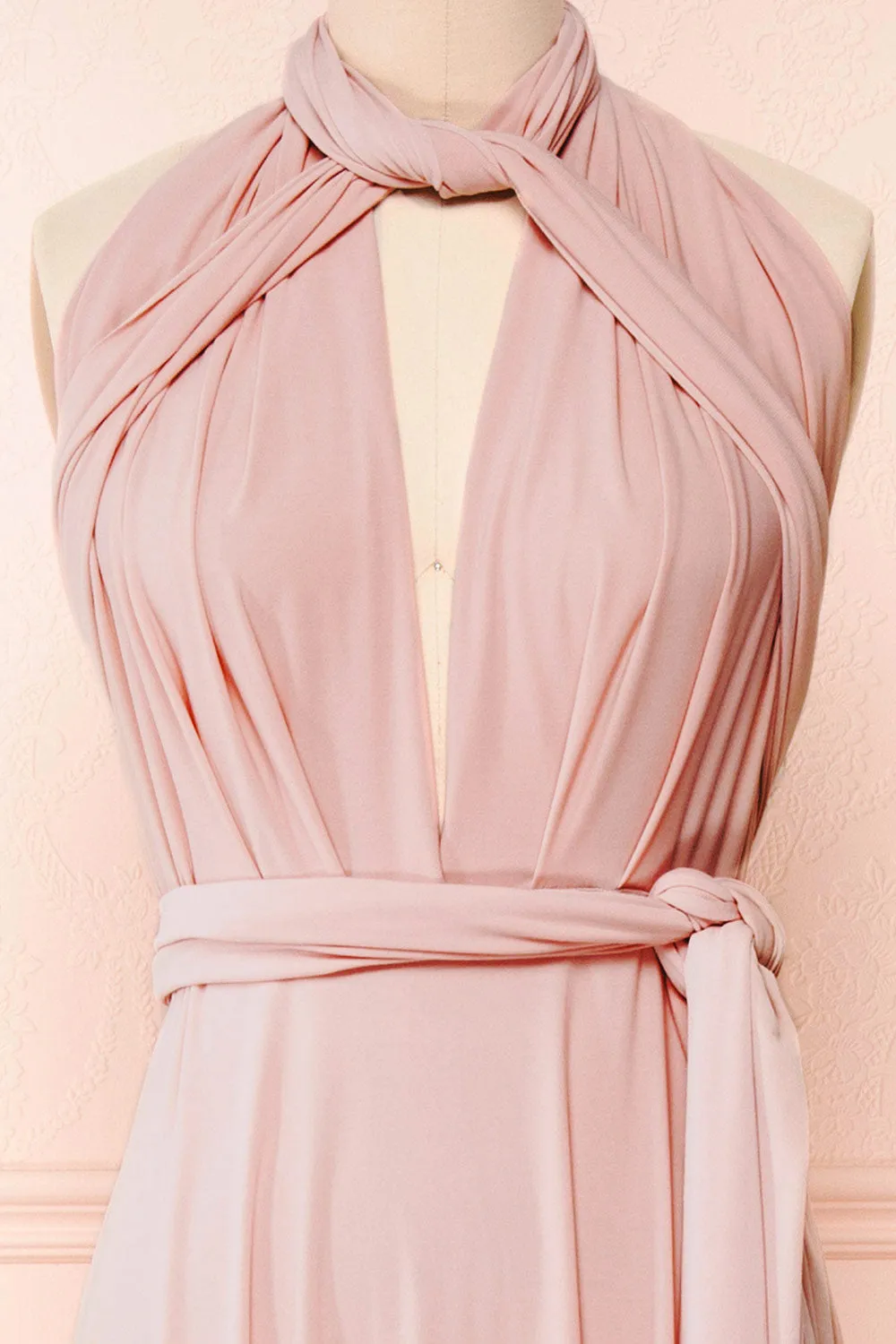 Kilda Mauve | Convertible Maxi Dress