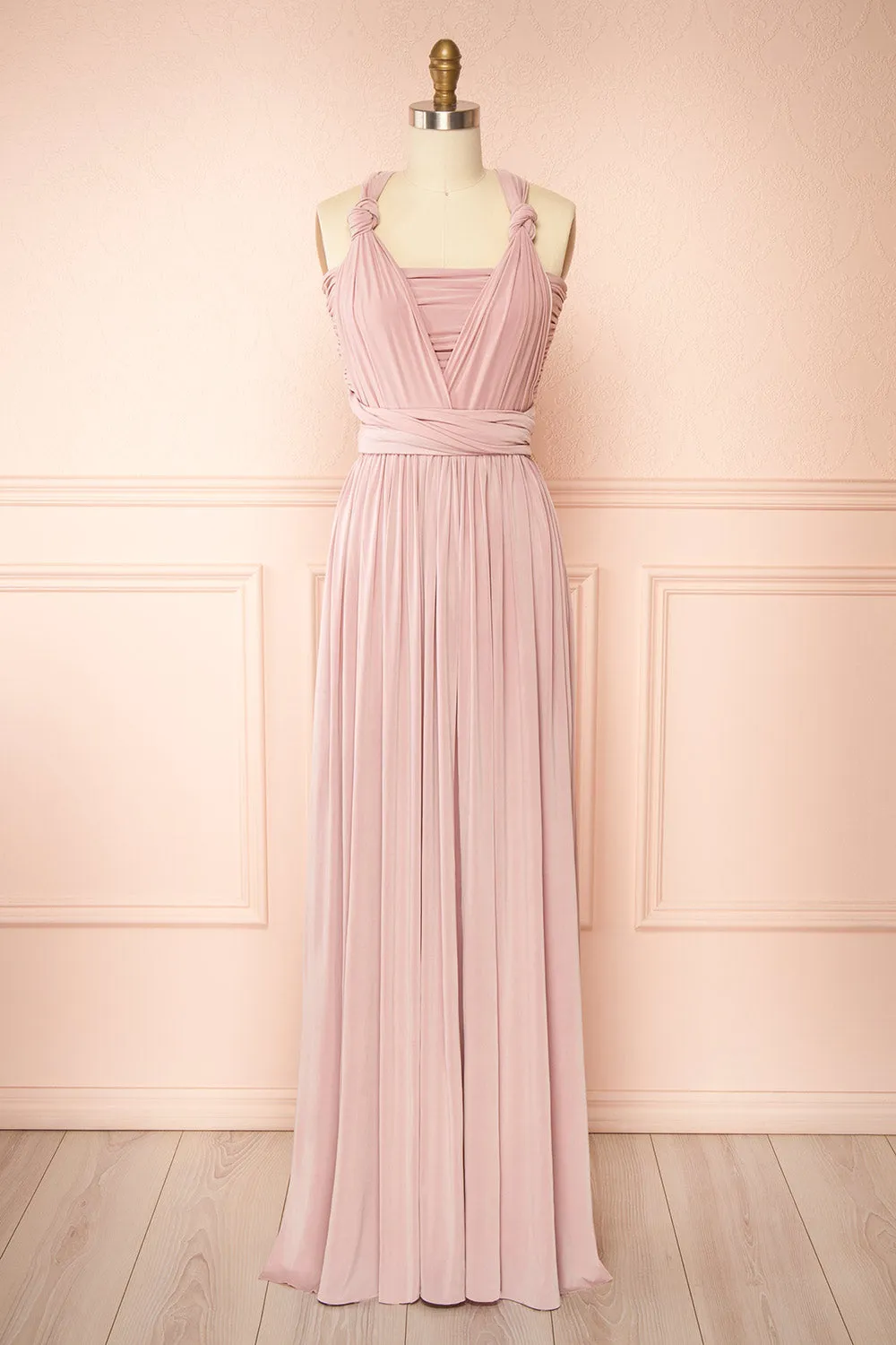 Kilda Mauve | Convertible Maxi Dress
