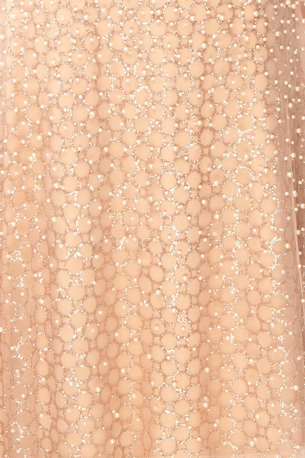 Laelia | Long Sleeve Beaded High-Low Midi Dress