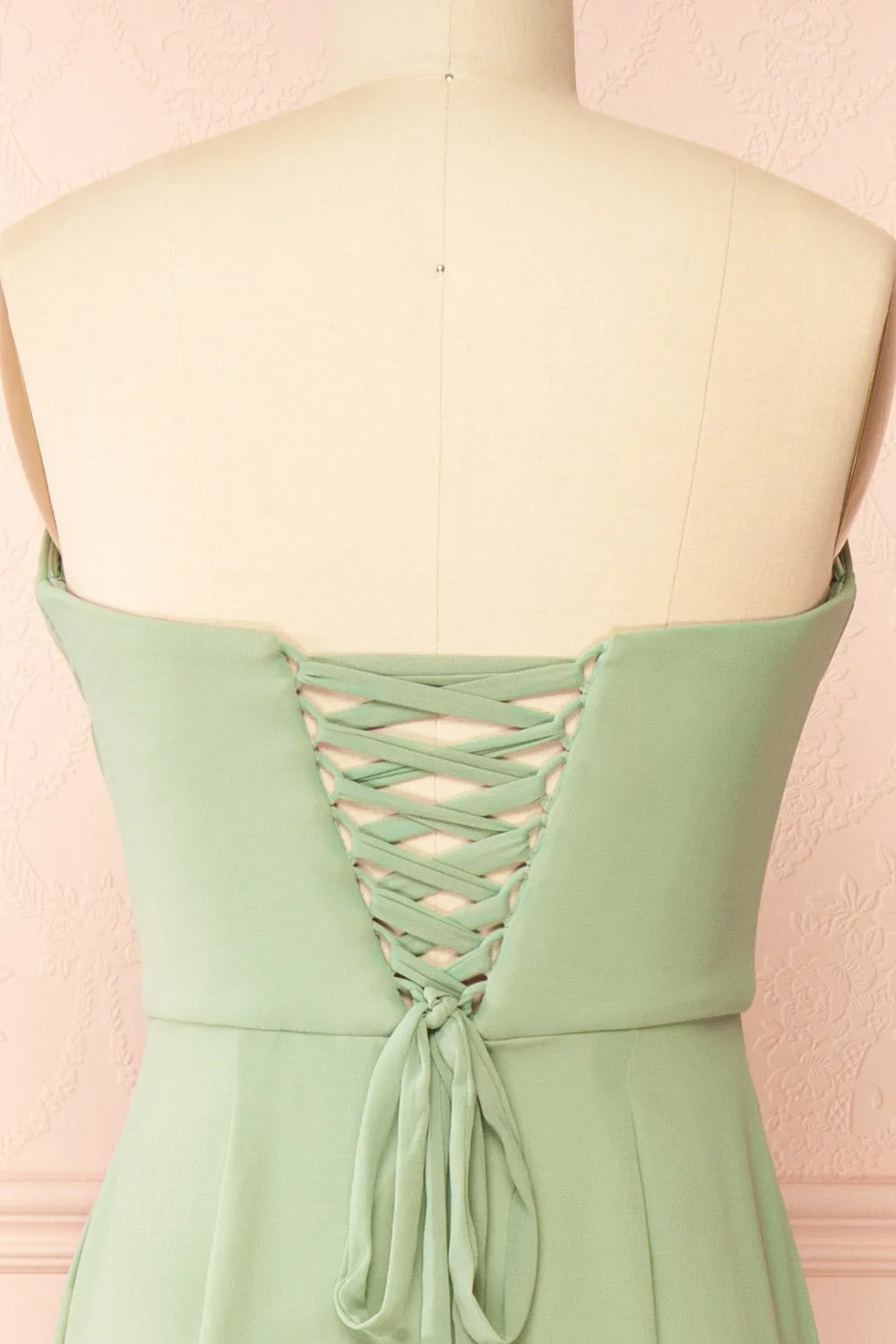 Marylin Sage | Mermaid Draped Chiffon Dress