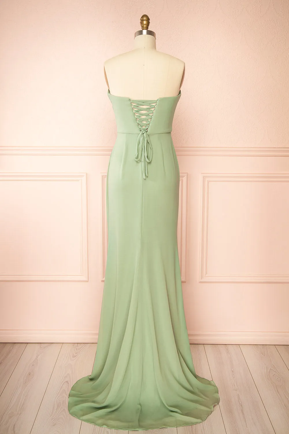 Marylin Sage | Mermaid Draped Chiffon Dress
