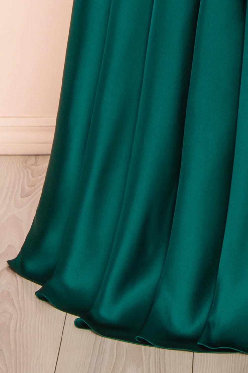 Misha Green | Corset Cowl Neck Maxi Dress
