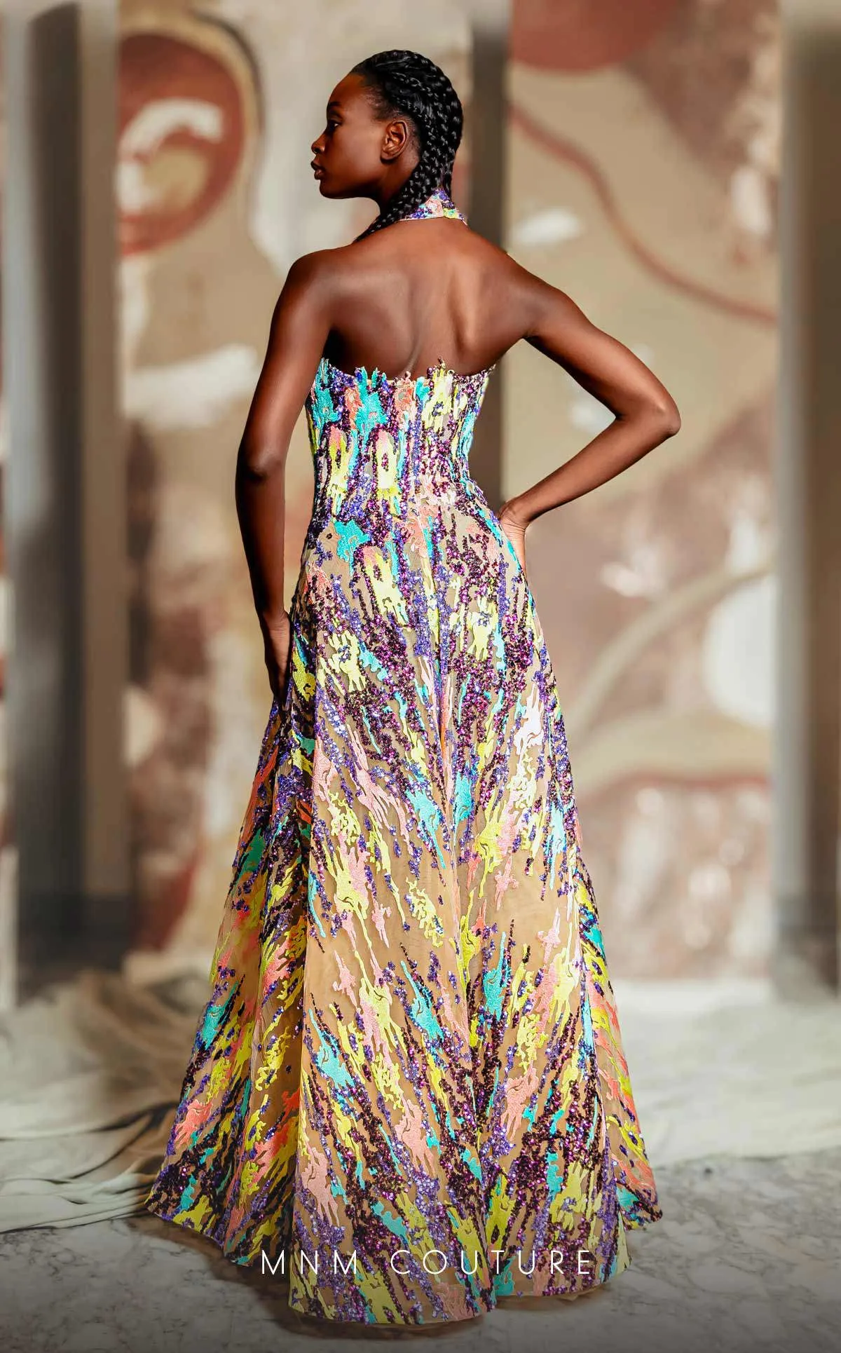 MNM COUTURE K4166 DRESS
