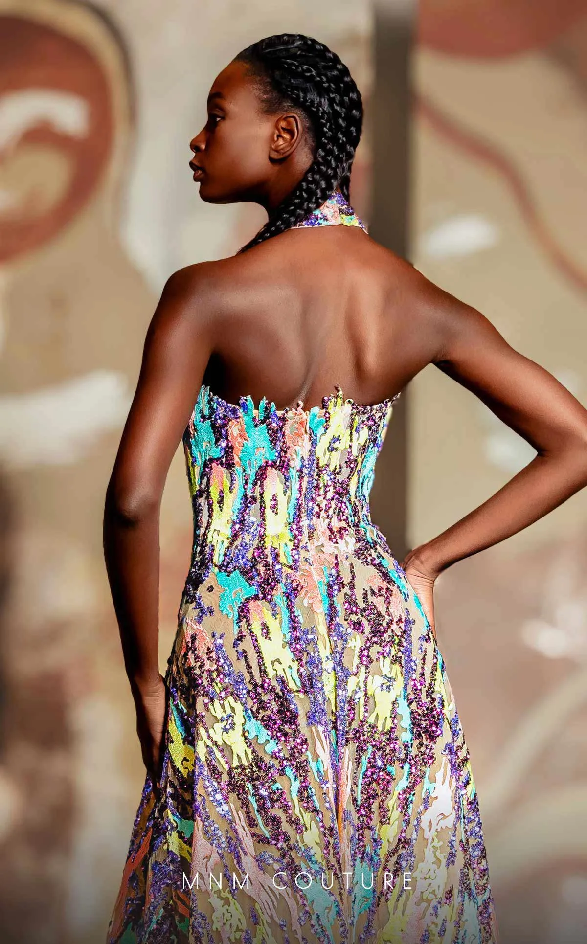 MNM COUTURE K4166 DRESS