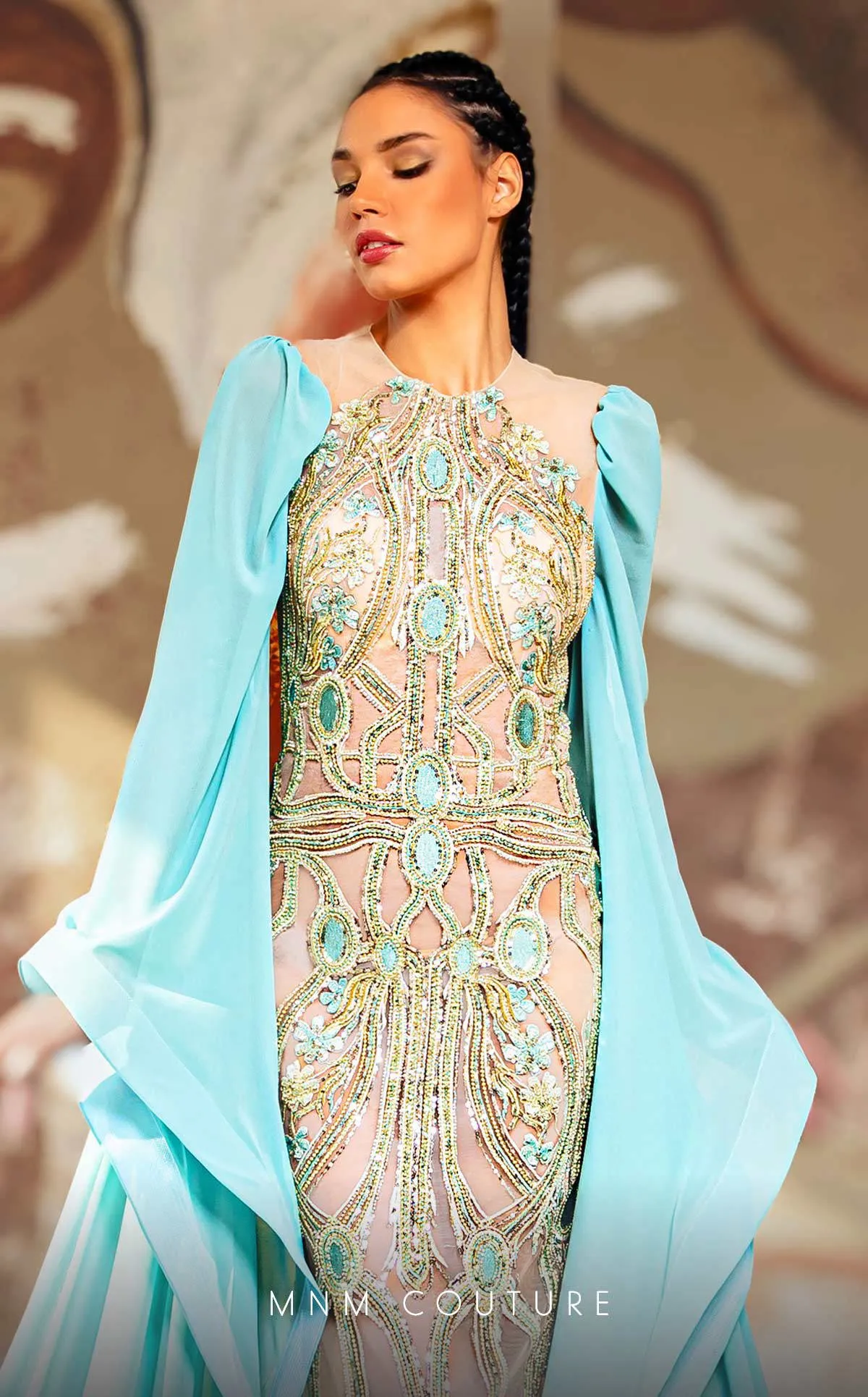 MNM COUTURE K4169 DRESS