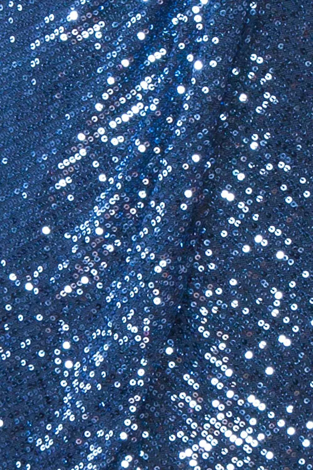 Roxy Blue | Sequins Long-Sleeved Maxi Dress