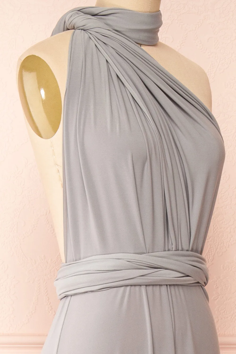 Violaine Grey | Convertible Maxi Dress