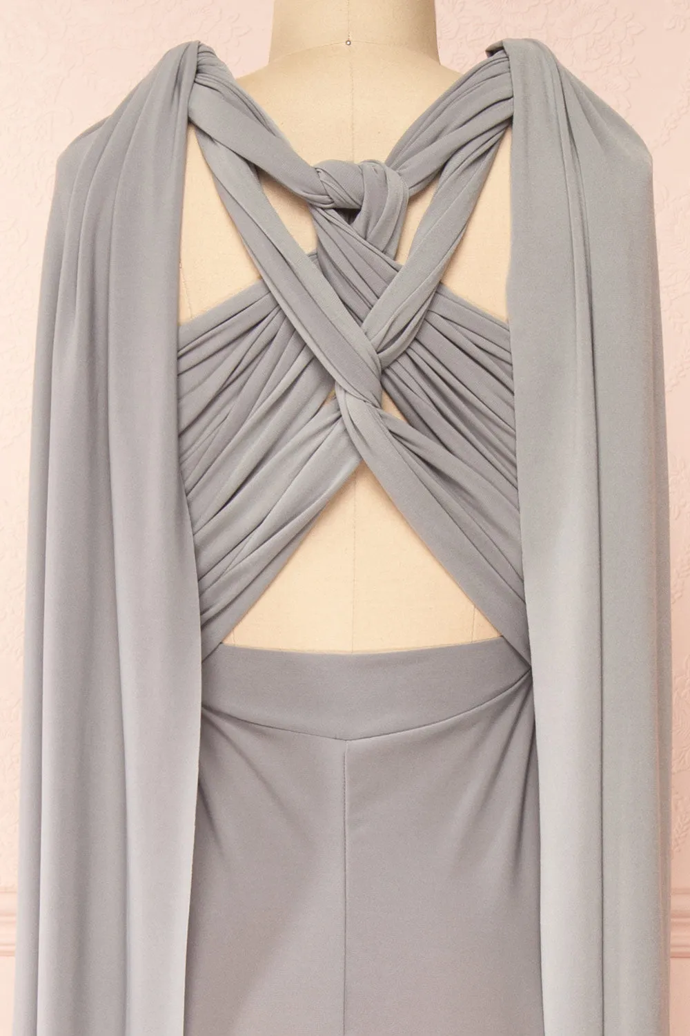 Violaine Grey | Convertible Maxi Dress