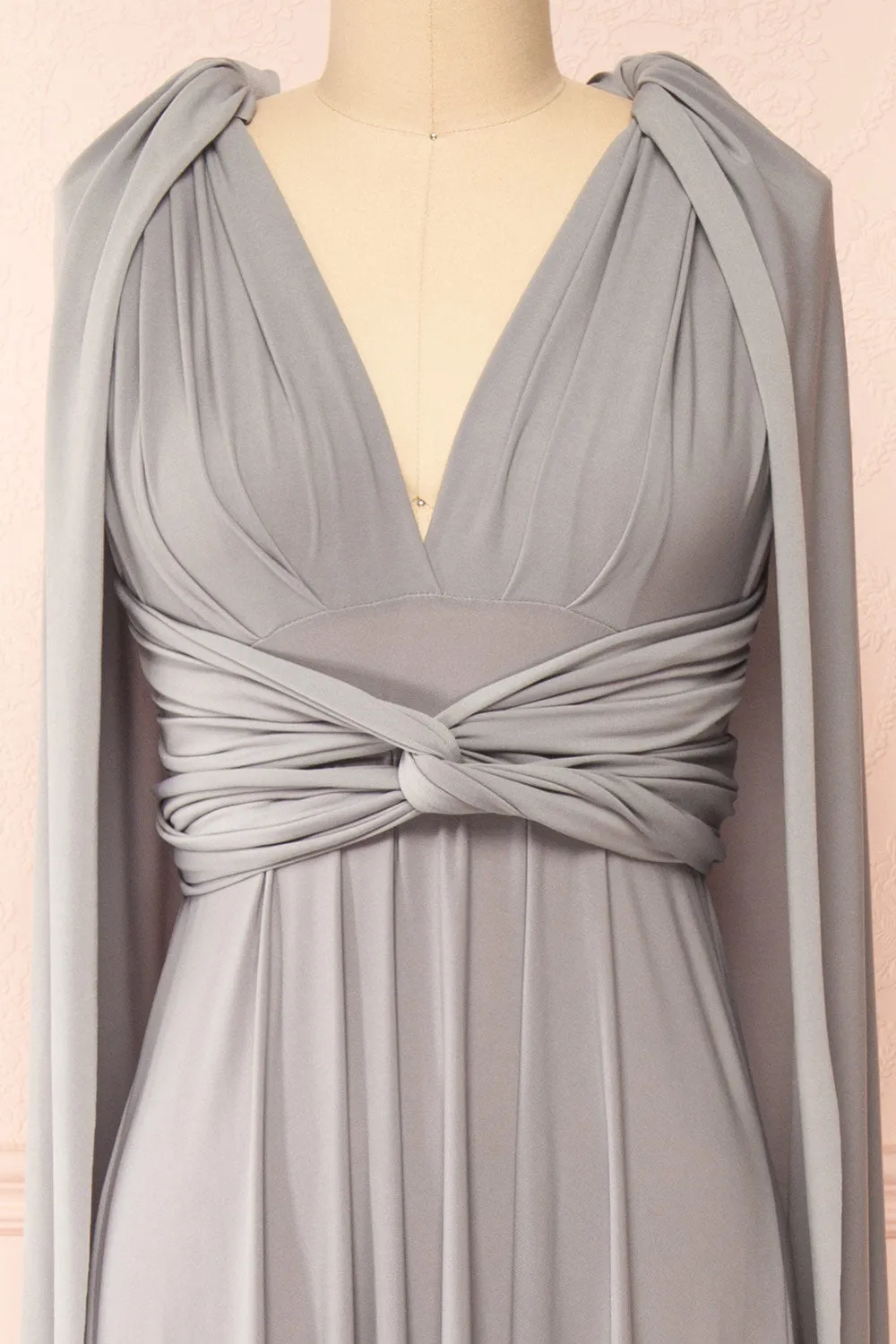 Violaine Grey | Convertible Maxi Dress